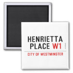 Henrietta  Place  Magnets (more shapes)