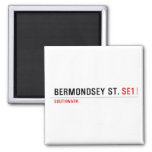 Bermondsey St.  Magnets (more shapes)