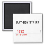 KAT-BOY STREET     Magnets (more shapes)