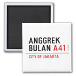 ANGGREK  BULAN  Magnets (more shapes)