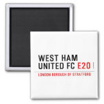 WEST HAM UNITED FC  Magnets (more shapes)