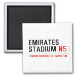 emirates stadium  Magnets (more shapes)