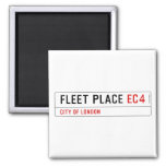 FLEET PLACE  Magnets (more shapes)