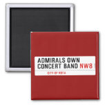 ADMIRALS OWN  CONCERT BAND  Magnets (more shapes)