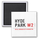 HYDE PARK  Magnets (more shapes)