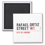 Rafael Ortiz Street  Magnets (more shapes)