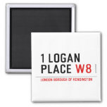 1 logan place  Magnets (more shapes)