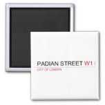 PADIAN STREET  Magnets (more shapes)