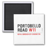 Portobello road  Magnets (more shapes)