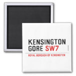 KENSINGTON GORE  Magnets (more shapes)