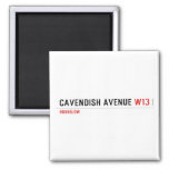 Cavendish avenue  Magnets (more shapes)
