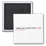 panna love patrick street   Magnets (more shapes)