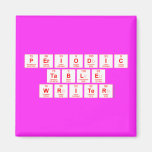 Periodic
 Table
 Writer  Magnets (more shapes)