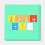 bonne
 fete!  Magnets (more shapes)