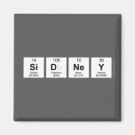 SIDNEY  Magnets (more shapes)