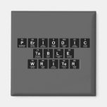 Periodic
 Table
 Writer  Magnets (more shapes)