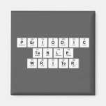 Periodic
 Table
 Writer  Magnets (more shapes)