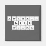 Periodic
 Table
 Writer  Magnets (more shapes)