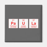 Paula  Magnets (more shapes)