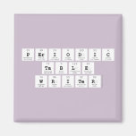 Periodic
 Table
 Writer  Magnets (more shapes)