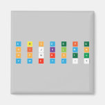 A B C D E F G
 H I J K L M N
 O P Q R S T U
 V W X Y Z ! ?  Magnets (more shapes)