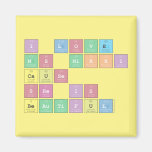 I love 
 Ms Nikki
 Cause
 She is
 Beautiful    Magnets (more shapes)