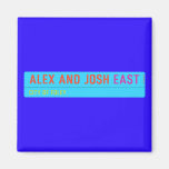 Alex and Josh  Magnets (more shapes)