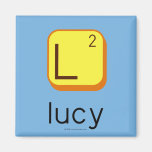
 L
 lucy  Magnets (more shapes)