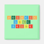 Periodic
 Table
 Writer  Magnets (more shapes)