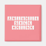 Periodic
 Table
 Writer  Magnets (more shapes)