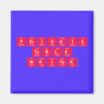 Periodic
 Table
 Writer  Magnets (more shapes)
