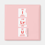I
 Lv
 U  Magnets (more shapes)