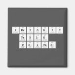 Periodic
 Table
 Writer  Magnets (more shapes)
