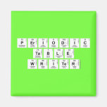 Periodic
 Table
 Writer  Magnets (more shapes)