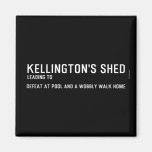 Kellington's shed  Magnets (more shapes)