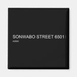 SONWABO STREET  Magnets (more shapes)
