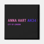Anna Hart  Magnets (more shapes)