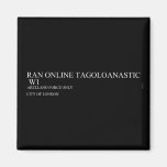 RAN ONLINE TAGOLOANASTIC   Magnets (more shapes)