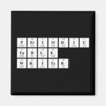 Periodic
 Table
 Writer  Magnets (more shapes)