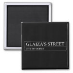 Glaiza's Street  Magnets (more shapes)