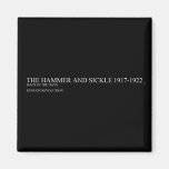 the hammer and sickle  Magnets (more shapes)