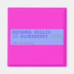 Rhianna hollis 10 elderberry  Magnets (more shapes)