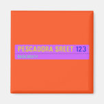 pescadora sreet  Magnets (more shapes)