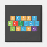 Happy
 Birthday
 Joanna  Magnets (more shapes)
