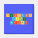 Periodic
 Table
 Writer  Magnets (more shapes)