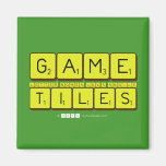 Game
 Letter nomsa luv's andile
 Tiles  Magnets (more shapes)