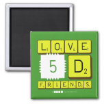 Love
 5D
 Friends  Magnets (more shapes)