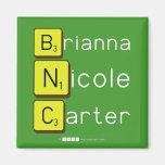 Brianna
 Nicole
 Carter  Magnets (more shapes)