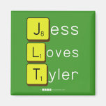 Jess
 Loves
 Tyler  Magnets (more shapes)