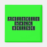 Periodic
 Table
 Writer  Magnets (more shapes)